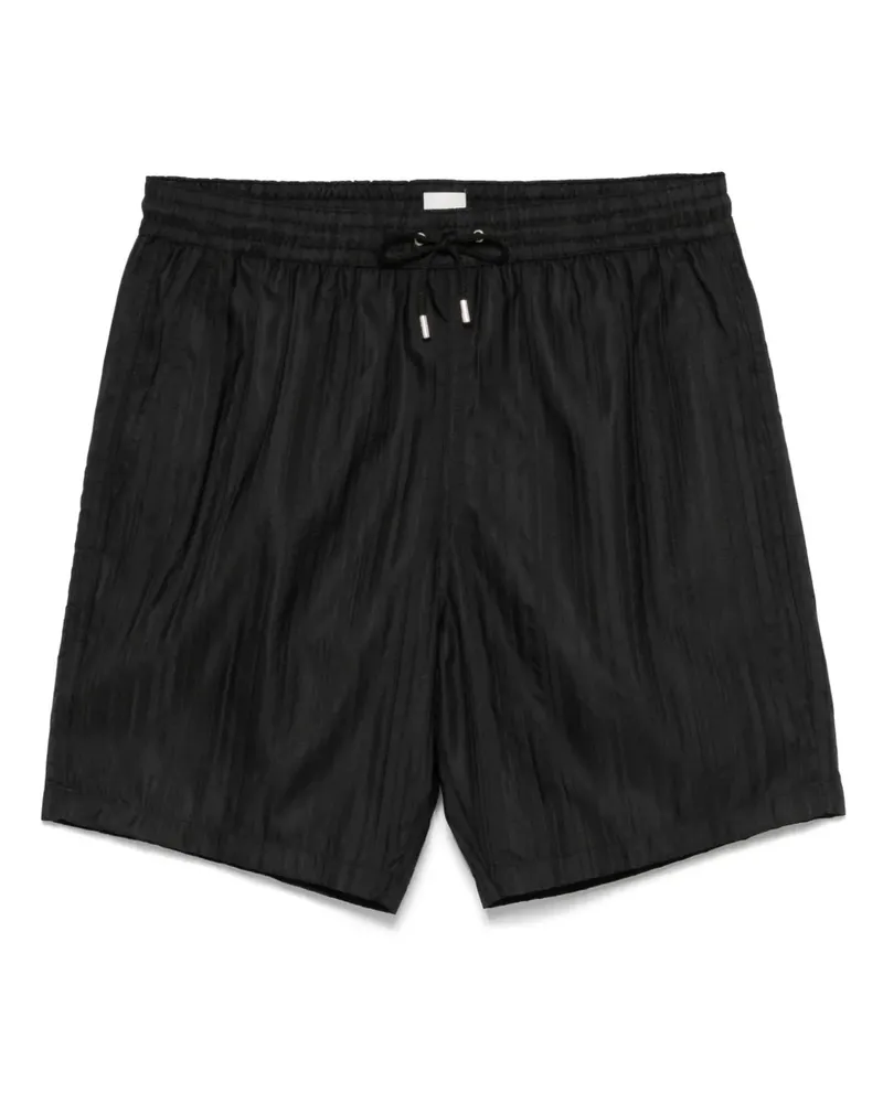Paul Smith Badeshorts aus Streifen-Jacquard - Schwarz Schwarz