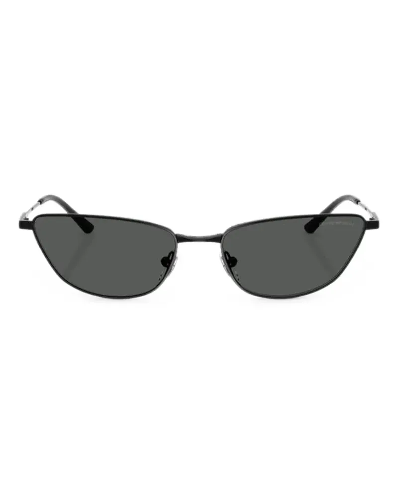 Emporio Armani Cat-Eye-Sonnenbrille - Schwarz Schwarz