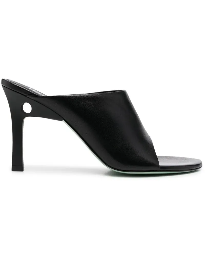 OFF-WHITE Meteor Pantoletten 95mm - Schwarz Schwarz