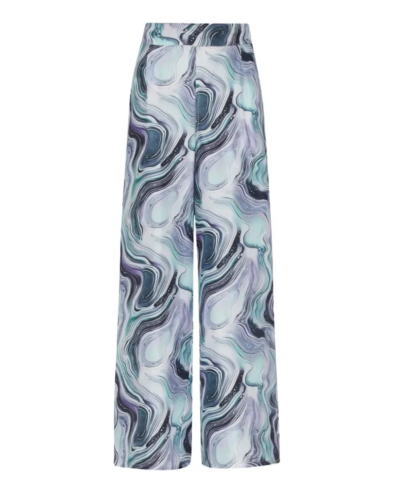 Vilebrequin Weite Hose mit Print - Blau Blau