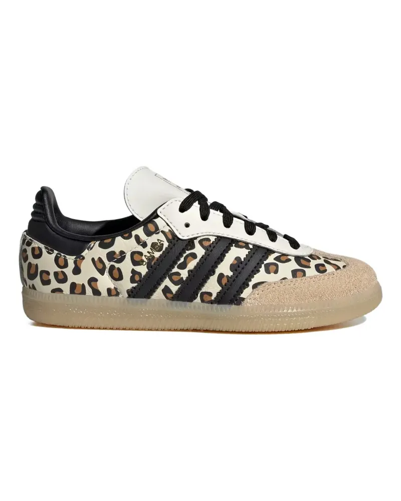 adidas Samba OG leopard-print sneakers - Nude Nude