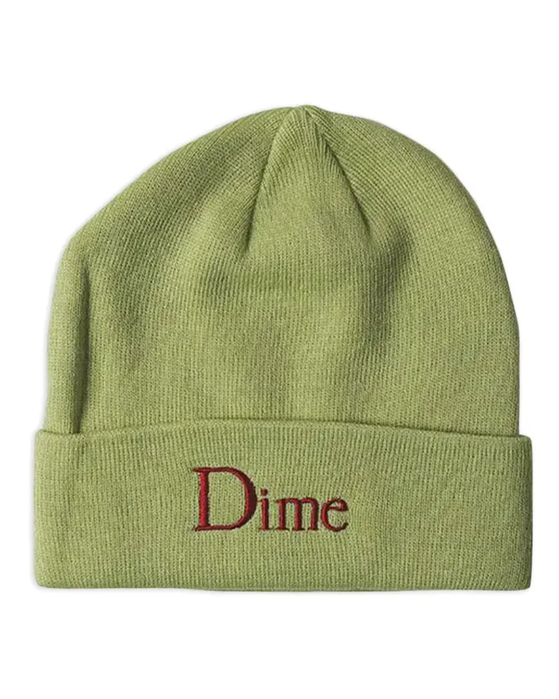 Dime Beanie mit Logo-Stickerei - Grün Grün