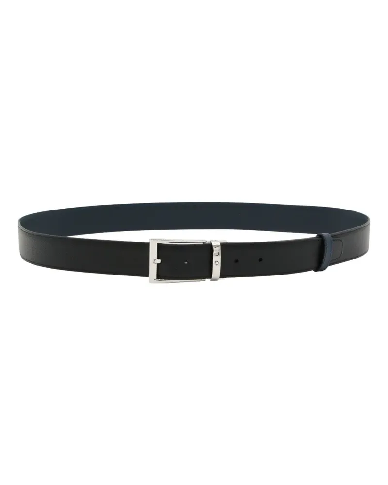 Montblanc reversible leather belt - Schwarz Schwarz