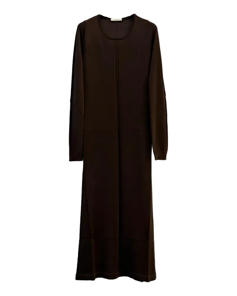 Christophe Lemaire long-sleeve maxi dress - Braun Braun