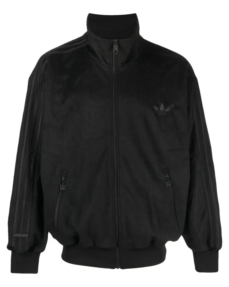 adidas Pullover mit Logo-Stickerei Schwarz