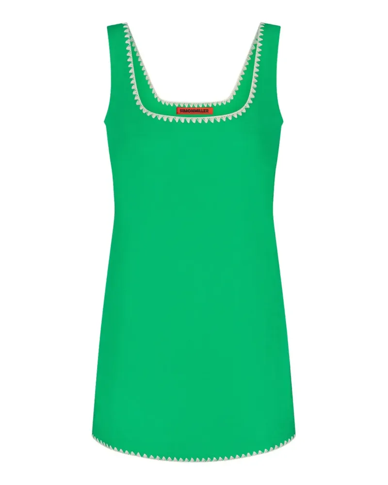 Simon Miller Sahara embroidered shift mini dress - Grün Grün