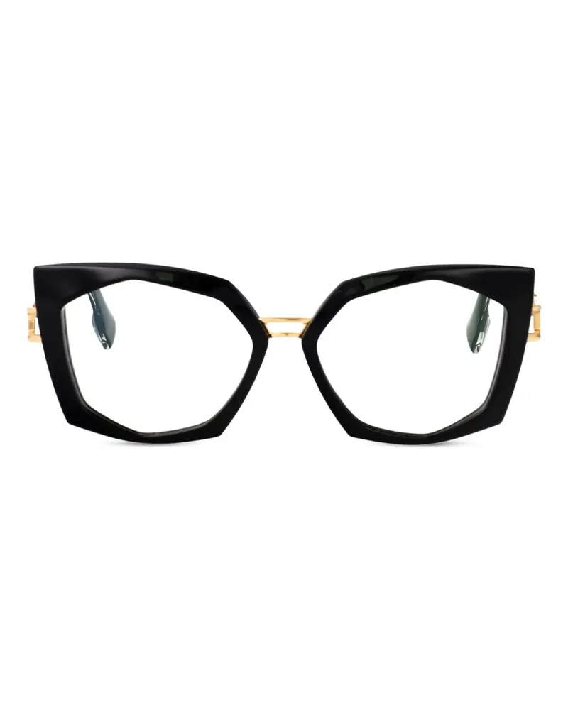 CAZAL Brille mit Logo-Print - Schwarz Schwarz