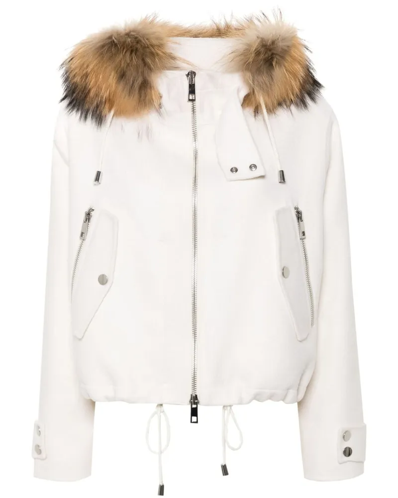 P.A.R.O.S.H. Leak Jacke mit Reißverschluss - Nude Nude