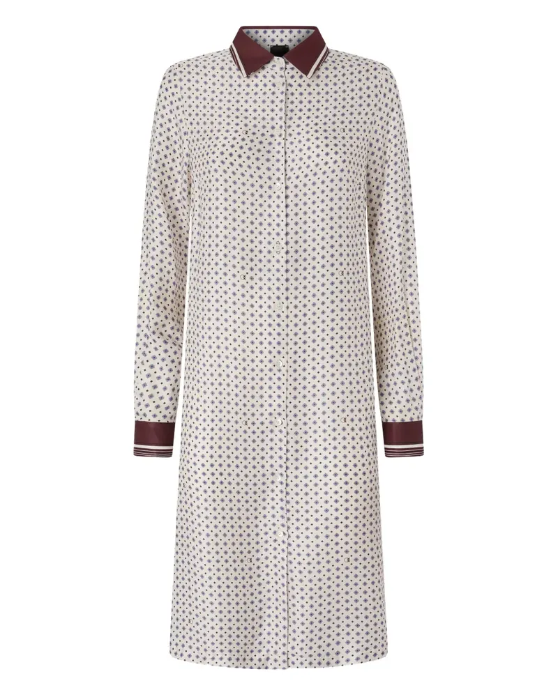 Pinko Gemustertes Hemdkleid - Nude Nude