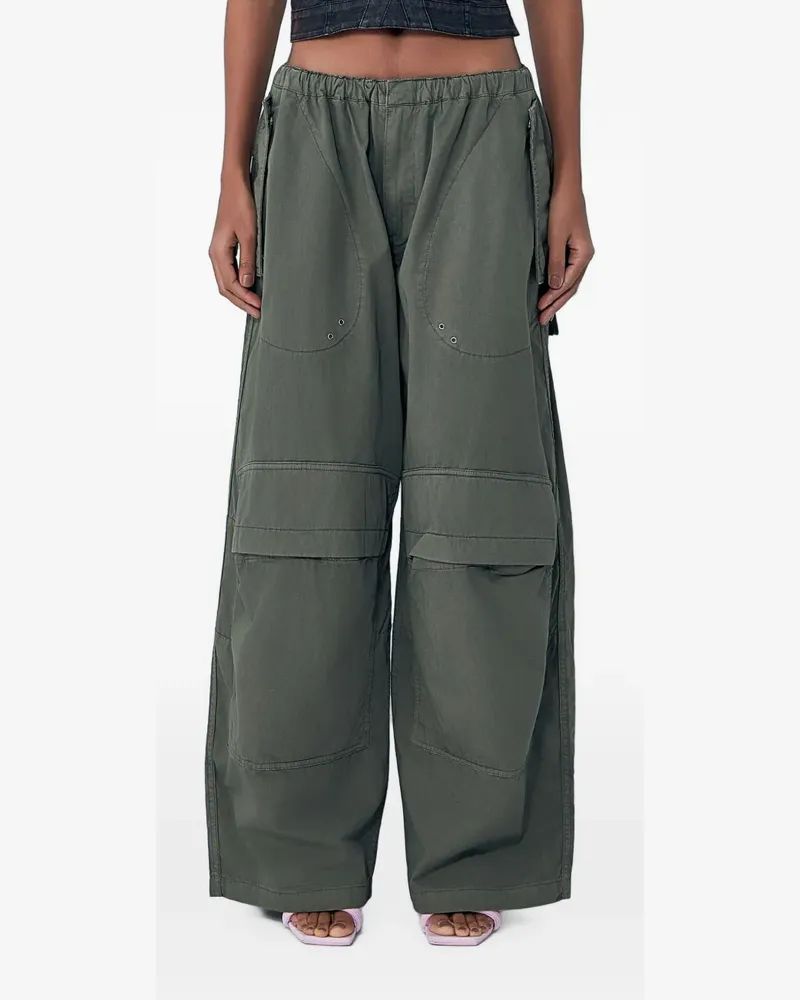 Alexander Wang Cargohose mit mittlerem Bund - Grün Grün