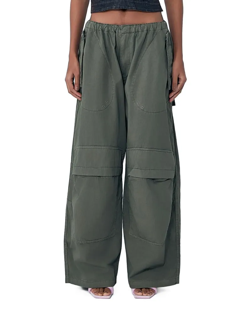 Alexander Wang Cargohose mit mittlerem Bund - Grün Grün