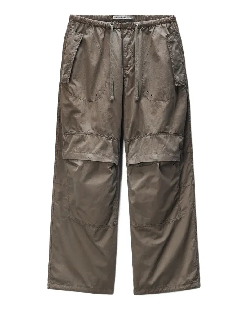 Alexander Wang Cargohose mit mittlerem Bund - Grün Grün