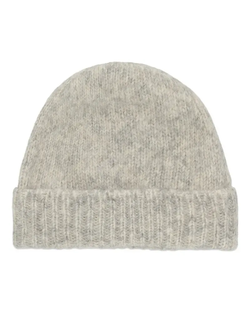 Fortela logo-patch beanie hat - Nude Nude