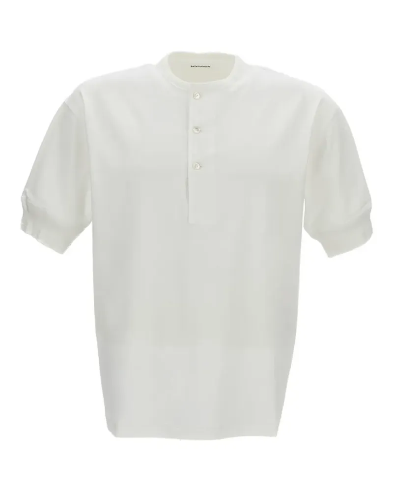 Kaptain Sunshine buttoned polo-shirt - Weiß Weiß