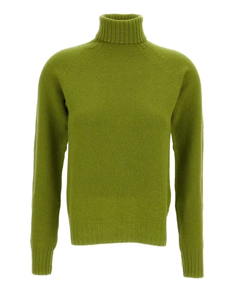 Drumohr  Rollkragenpullover mit Raglanärmeln - Grün Grün