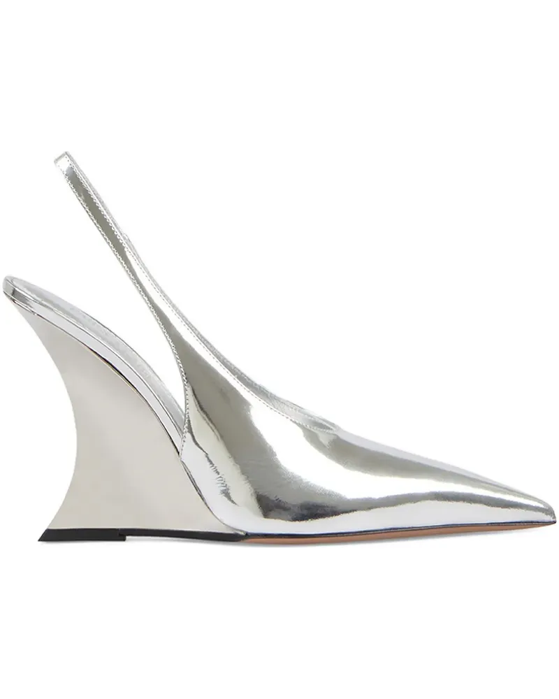Paris Texas Nina Slingback-Pumps - Silber Silber