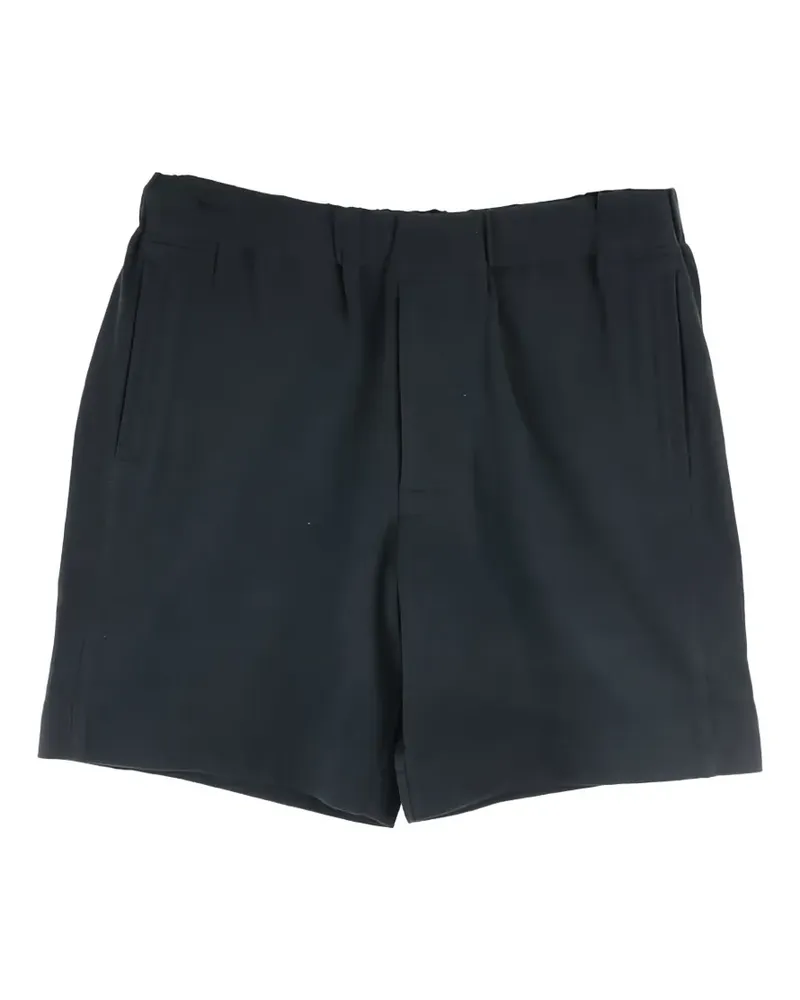 Omar Afridi elasticated-waistband welt-pocket shorts - Schwarz Schwarz