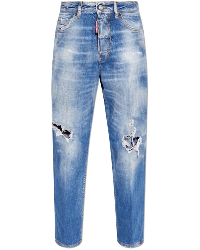 Dsquared2 Boston Tapered-Jeans - Blau Blau