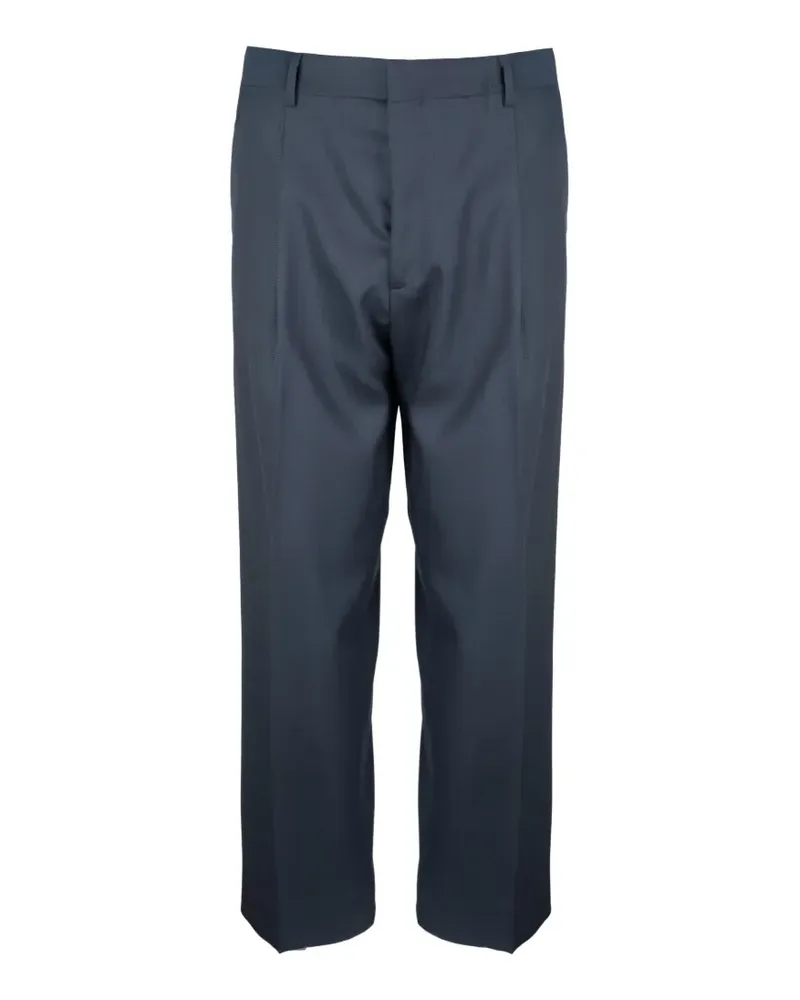 Costumein Straight-Leg-Hose mit Falten - Blau Blau