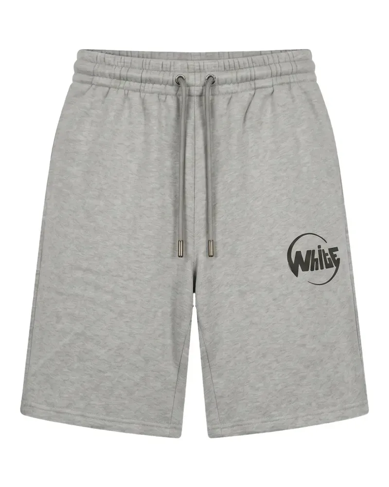 OFF-WHITE Shorts mit Logo-Print - Grau Grau