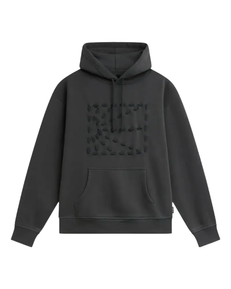 PACCBET RASSVET weave-logo hoodie - Grau Grau