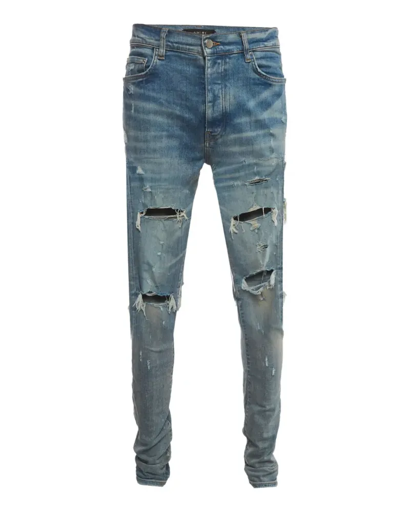 Amiri MX1 distressed-details jeans - Blau Blau