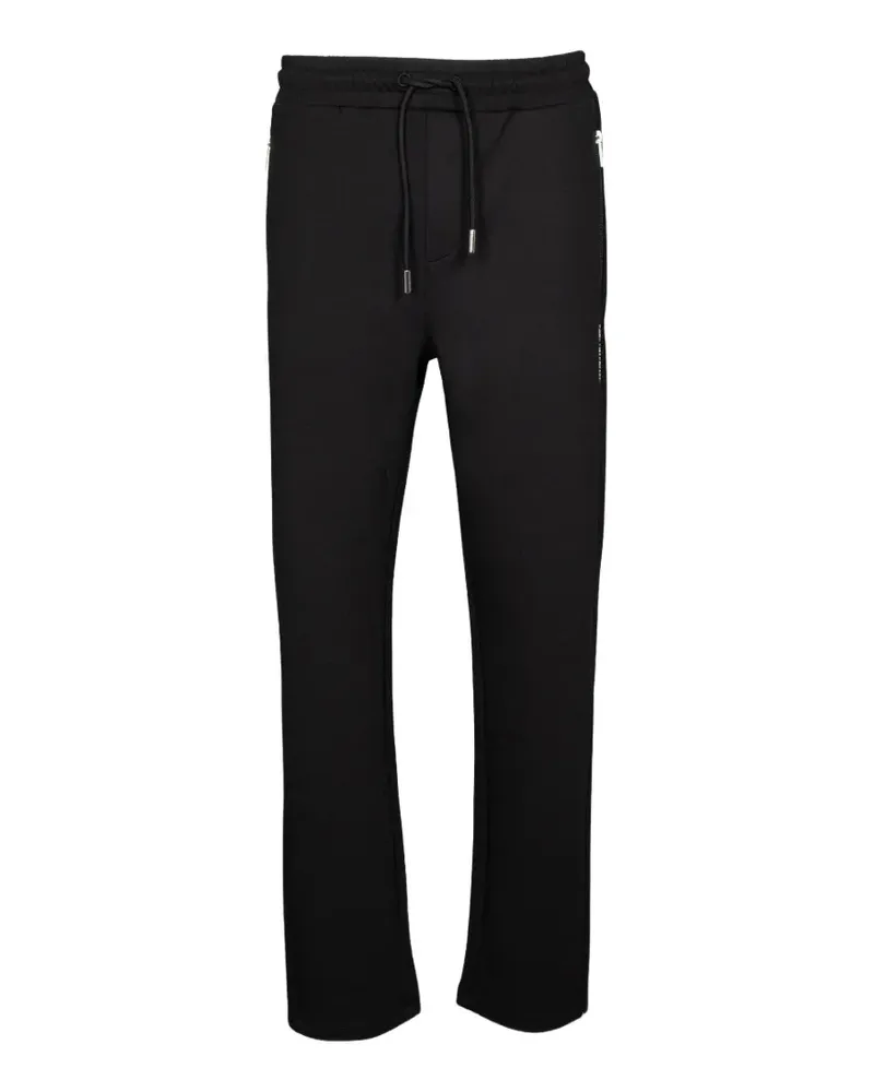 Karl Lagerfeld Jogginghose mit Logo-Schild - Schwarz Schwarz