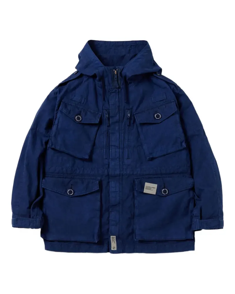 Neighborhood Kapuzenjacke mit Taschen - Blau Blau