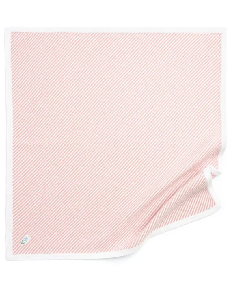 Barrie Gestreifter Schal - Rosa Rosa