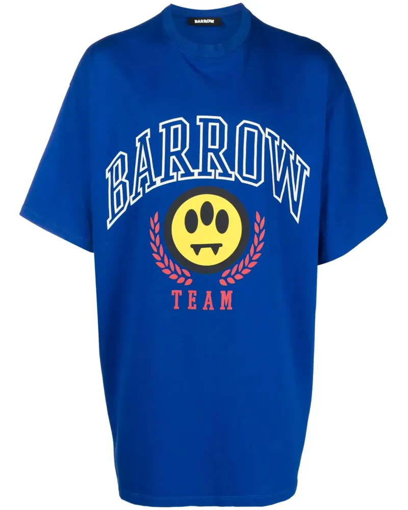 BARROW T-Shirt mit Logo-Print - Blau Blau