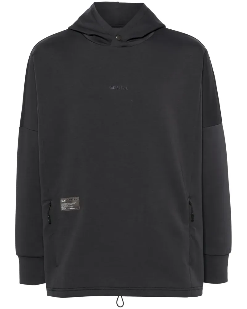 Oakley Kordelzug-Sweatshirt mit Logo-Stickerei - Grau Grau