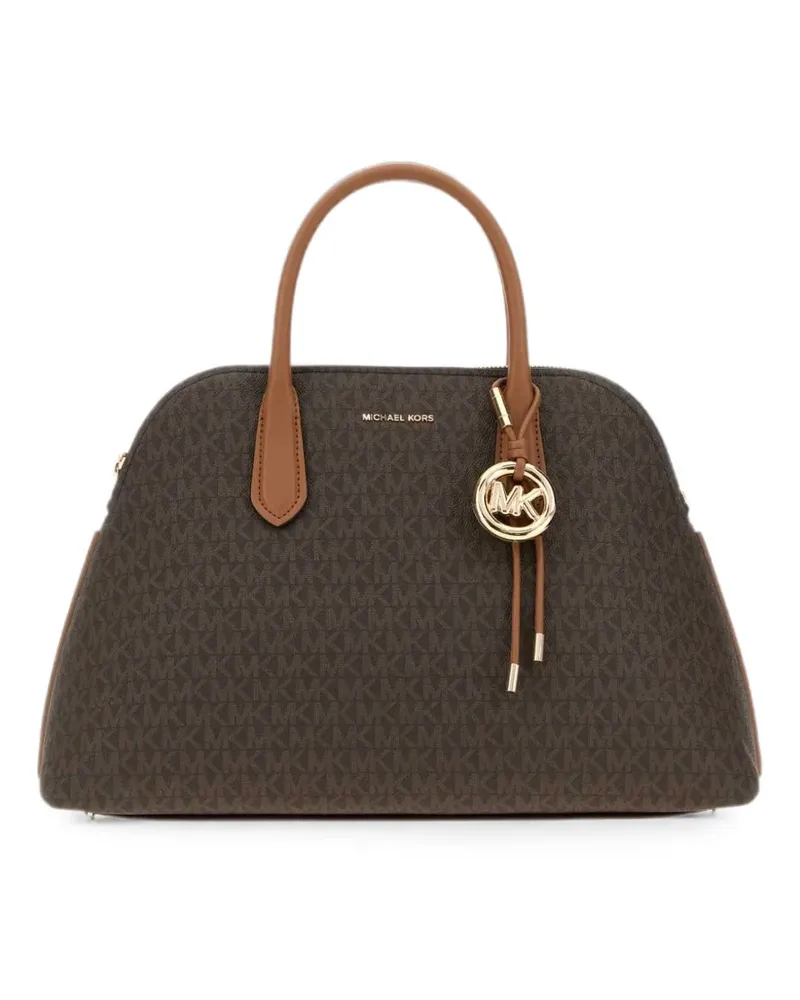 Michael Kors logo-pattern tote bag - Braun Braun