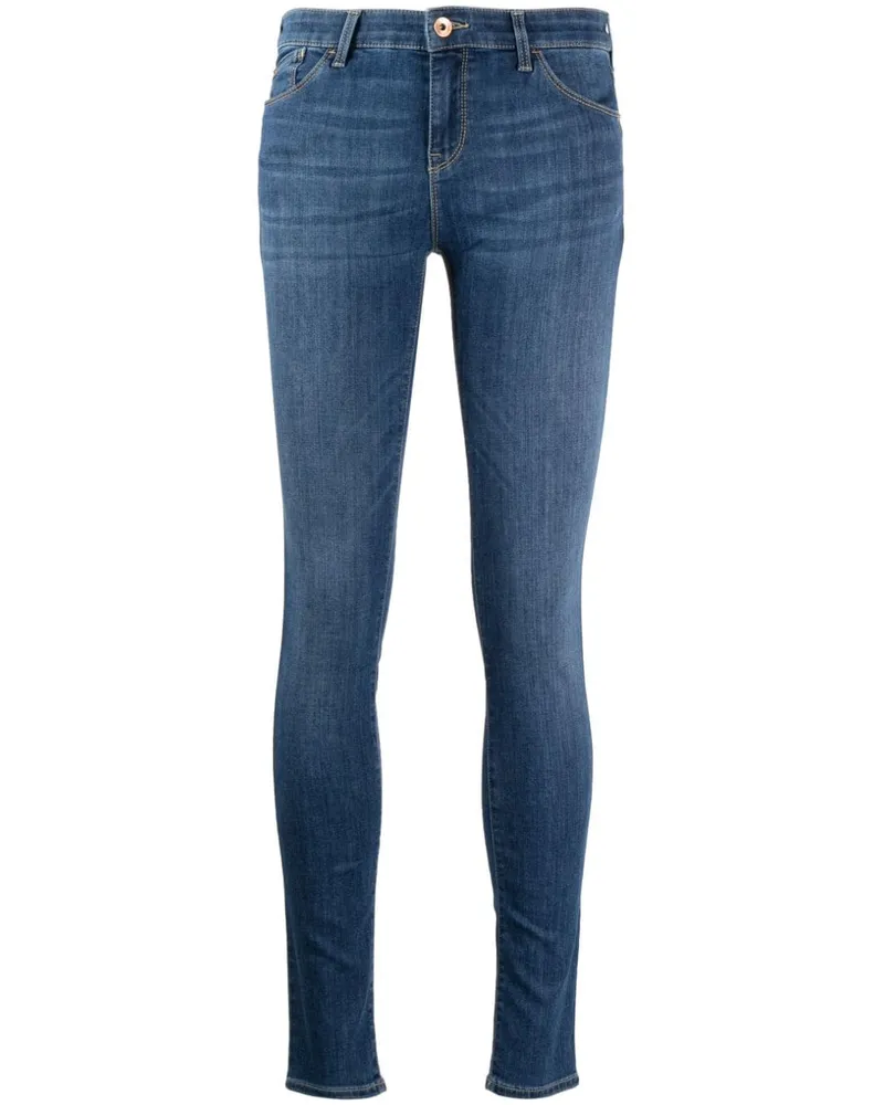 Emporio Armani Jeans mit Logo Blau