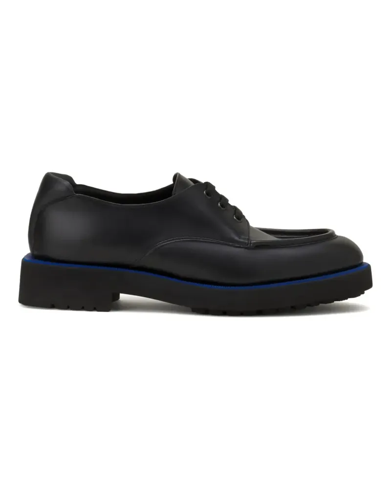 Lanvin Derby Schuhe aus weichem Leder - Schwarz Schwarz