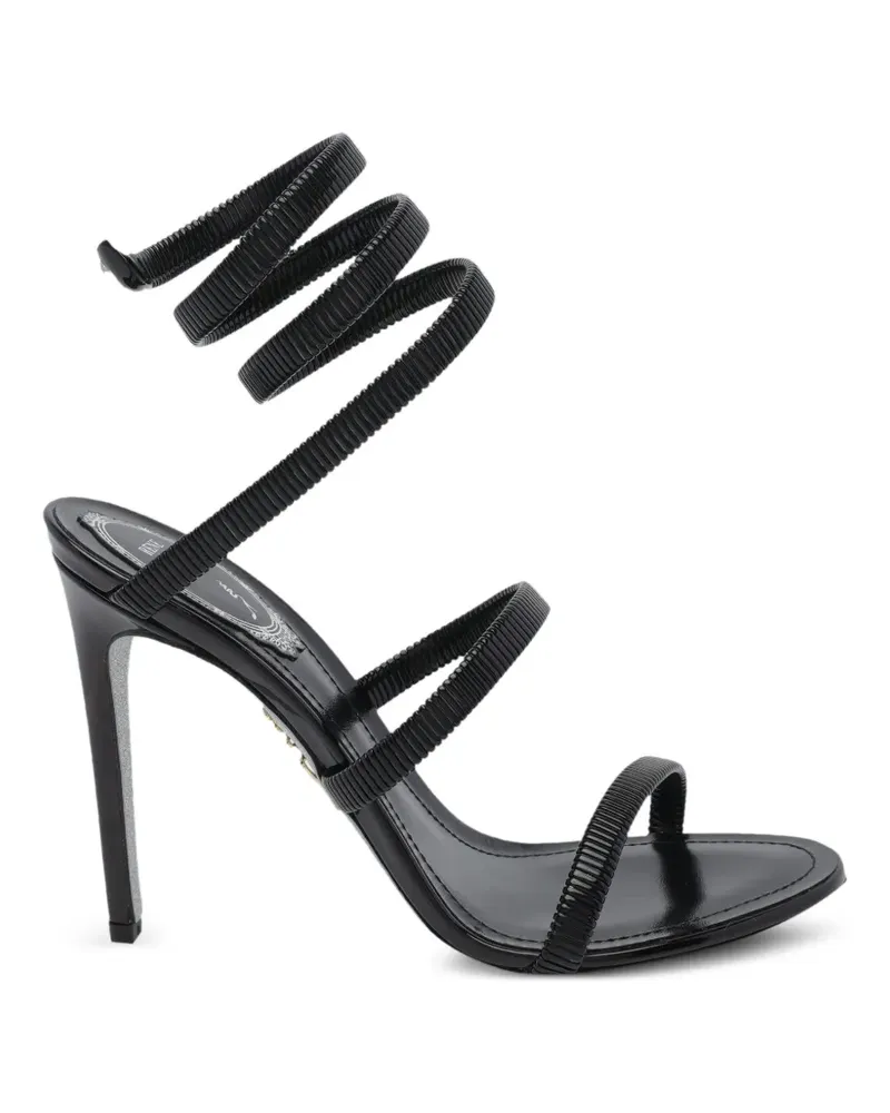 René Caovilla Juniper wrap-around sandals - Schwarz Schwarz