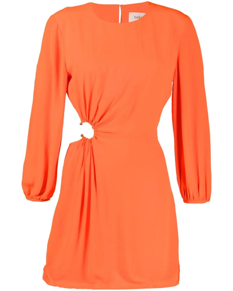 ba&sh Drapiertes Minikleid - Orange Orange
