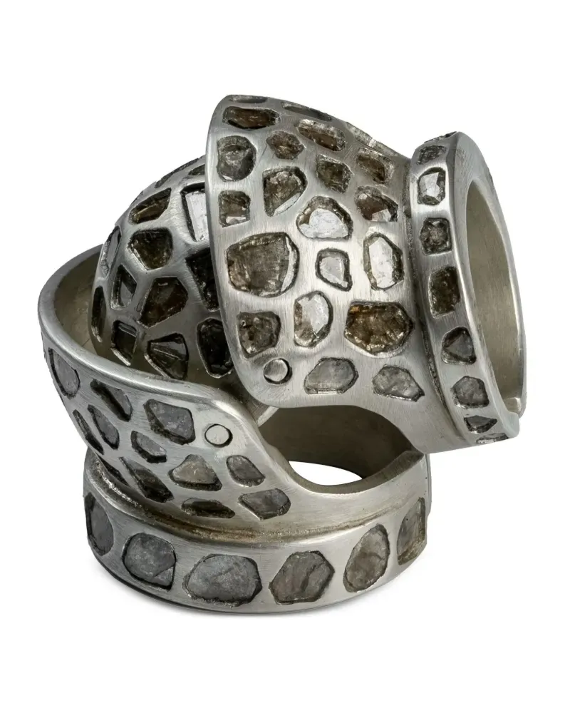 Parts Of Four x Fangophilia Joint Bands Ring - Silber Silber
