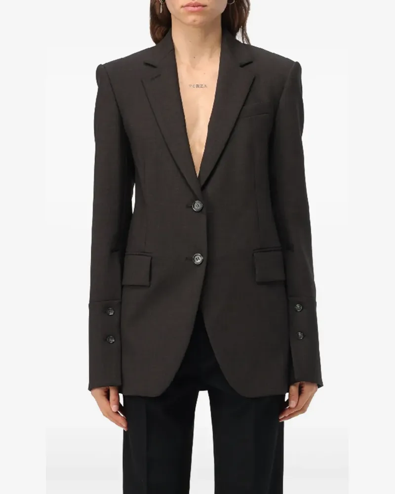 SPORTMAX Einreihiges Sakko - Schwarz Schwarz