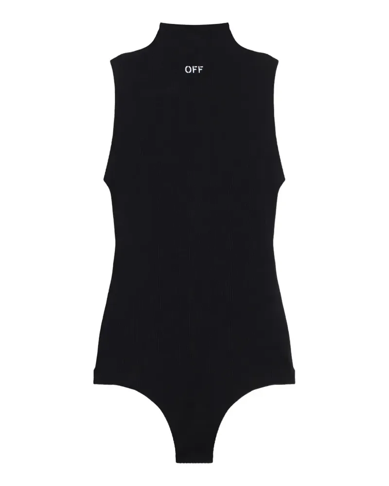 OFF-WHITE stamp rib bodysuit - Schwarz Schwarz