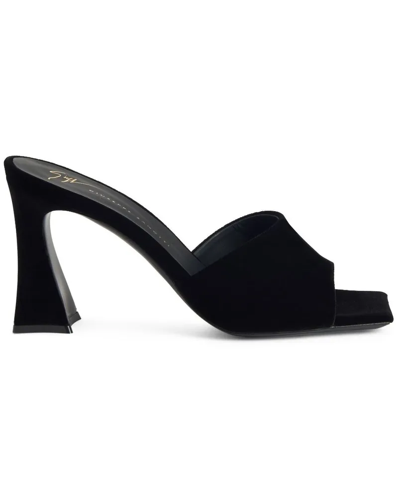 Giuseppe Zanotti Solhene Mules 85mm - Schwarz Schwarz