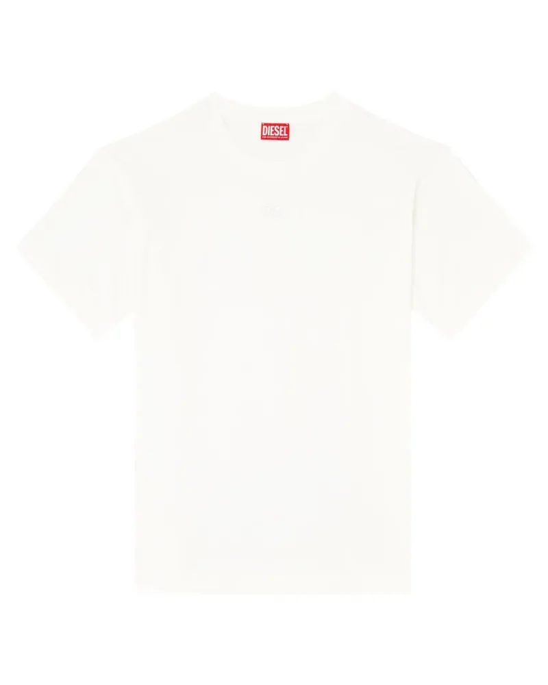Diesel T-Norm-Int T-Shirt mit Stickerei - Nude Nude