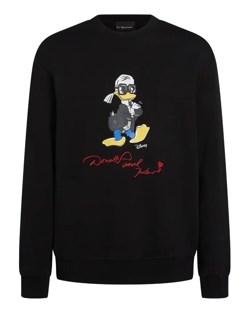 Karl Lagerfeld x Disney Sweatshirt - Schwarz Schwarz