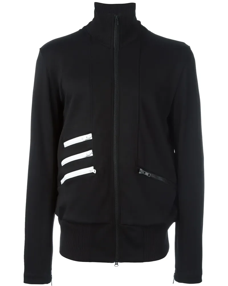 Y-3 Sweatshirt mit gestreiften Akzenten - Schwarz Schwarz