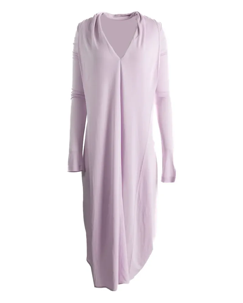 Totême v-neck long-sleeve midi dress - Violett Violett