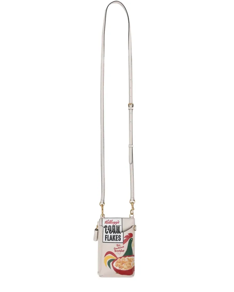 Anya Hindmarch Handyhülle aus Leder - Nude Nude