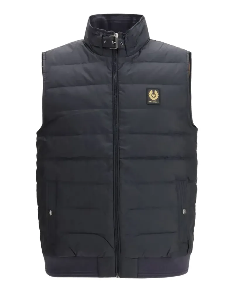 Belstaff quilted buckle-collar gilet - Blau Blau