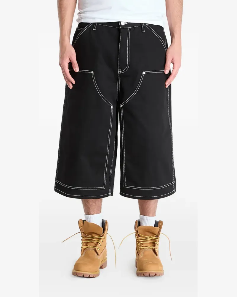 AWAKE NY Jogginghose im Layering-Look - Schwarz Schwarz