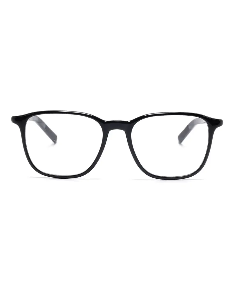 Montblanc Brille mit eckigem Gestell - Schwarz Schwarz