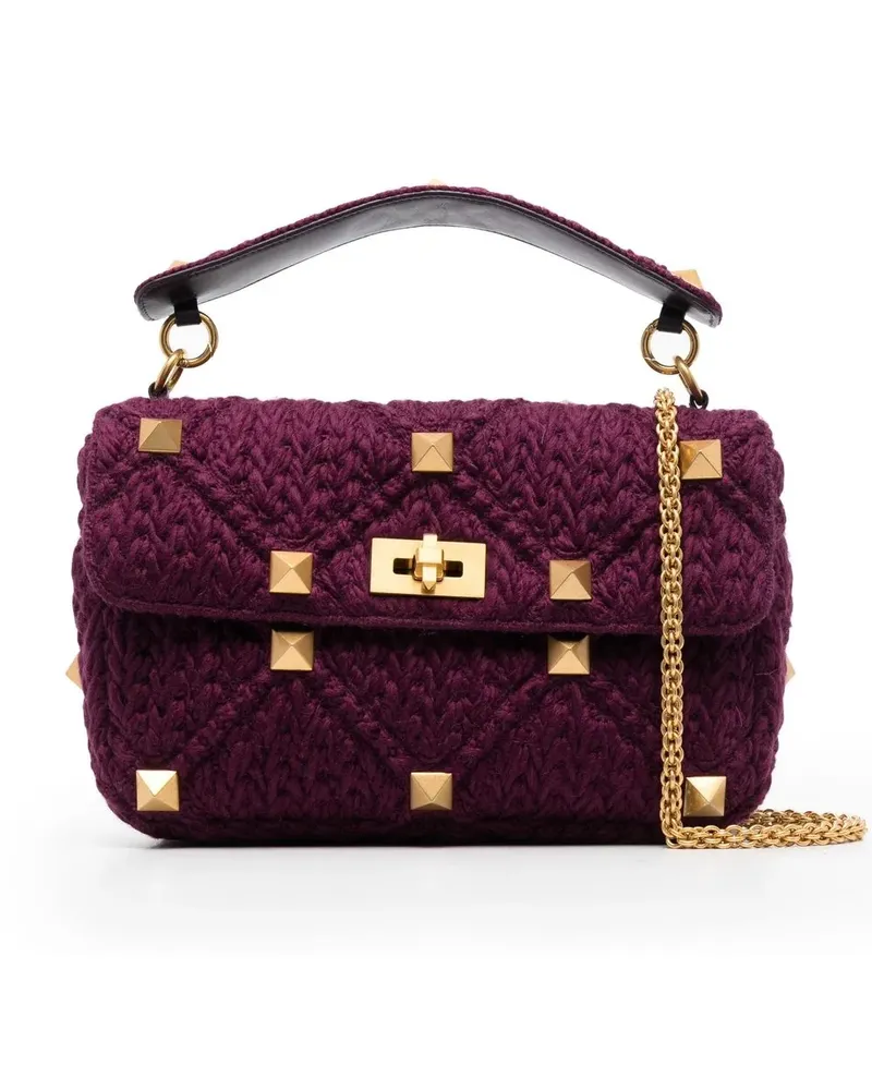Valentino Garavani Roman Stud Handtasche - Violett Violett