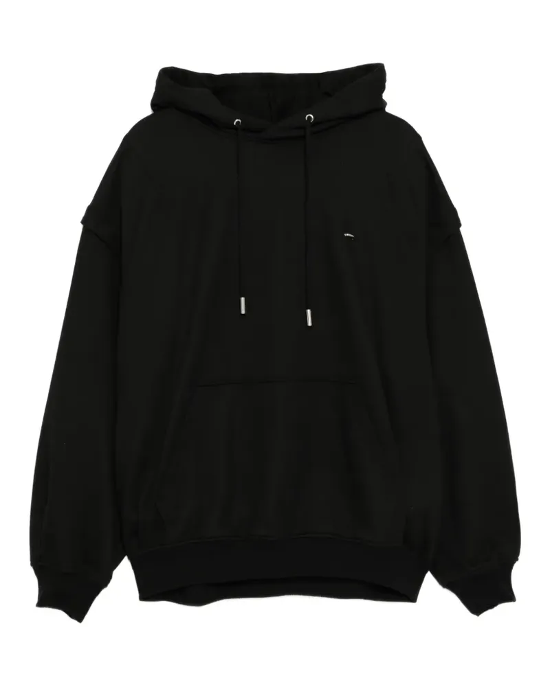 SONGZIO Hoodie mit grafischer Stickerei - Schwarz Schwarz